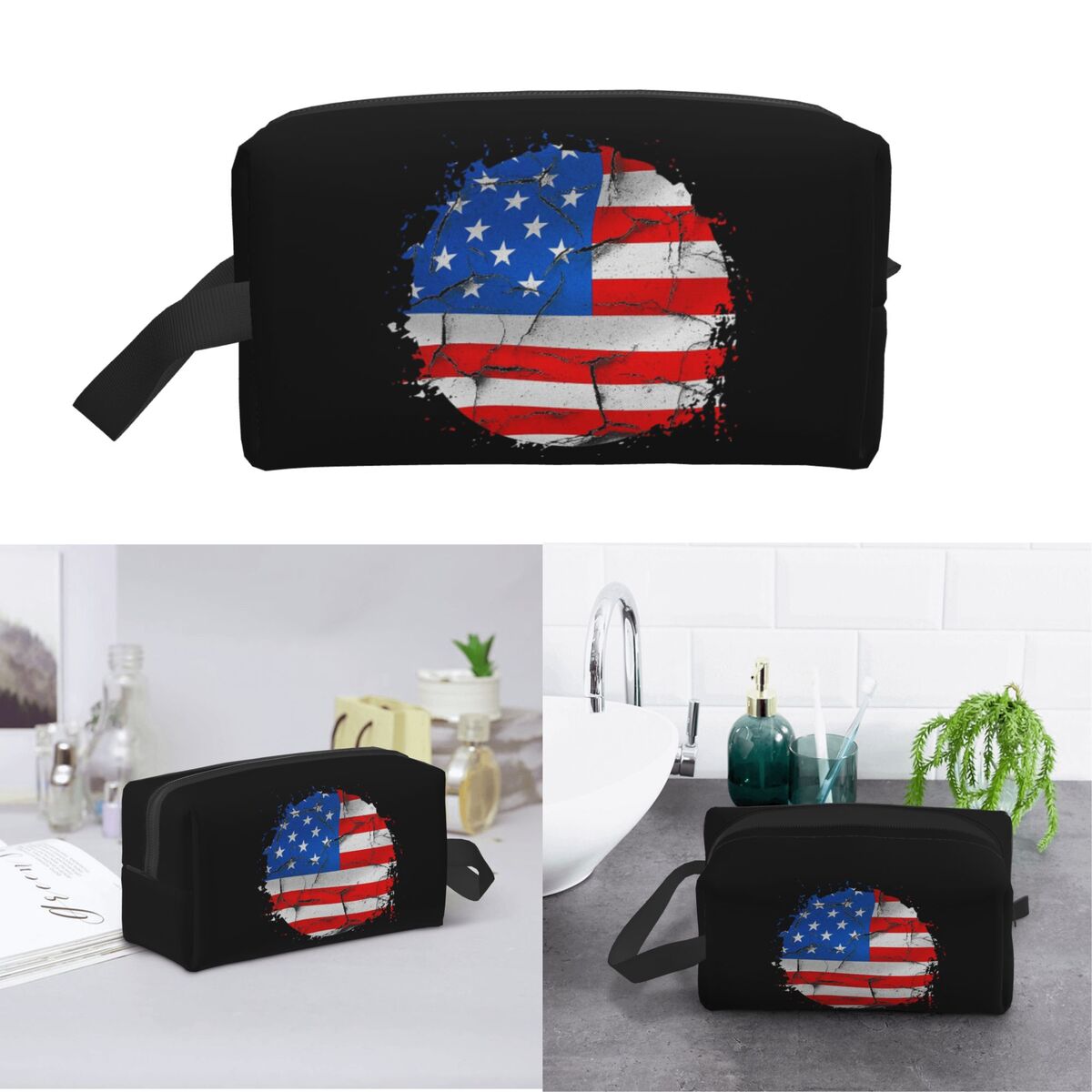 Beauty Makeup Usa - USA Amerika Amerikaanse vlag make-up tas