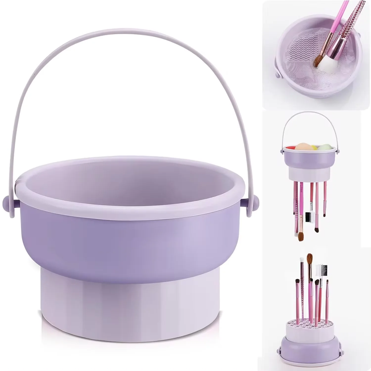 Beauty Makeup Tools Set - Make-up kwasten reinigingsbak, beauty egg reinigingsset,