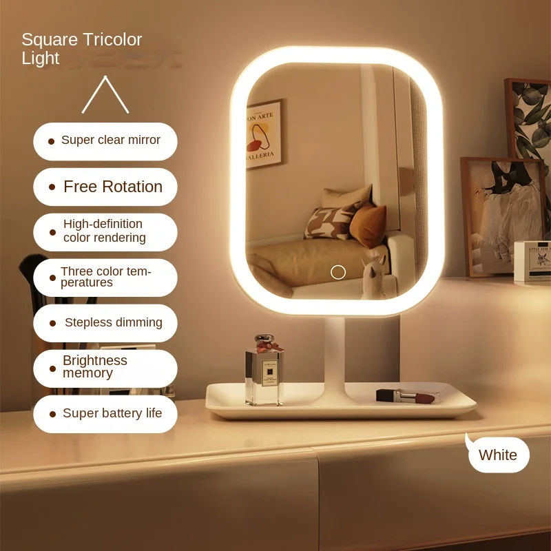 Beauty Makeup Light - Nieuwe LED moderne desktop make-upspiegel, draagbare