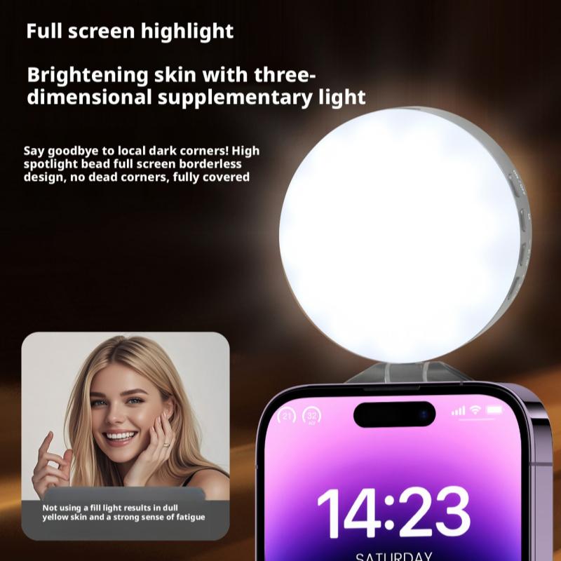 Beauty Makeup Light - Magnetische mobiele telefoon invullicht make-upspiegel Handheld