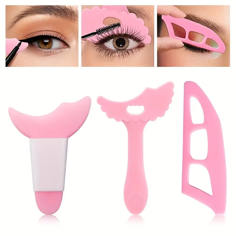 3-delige siliconen oogmake-up  - Beauty Makeup Drawing recensie en prijs