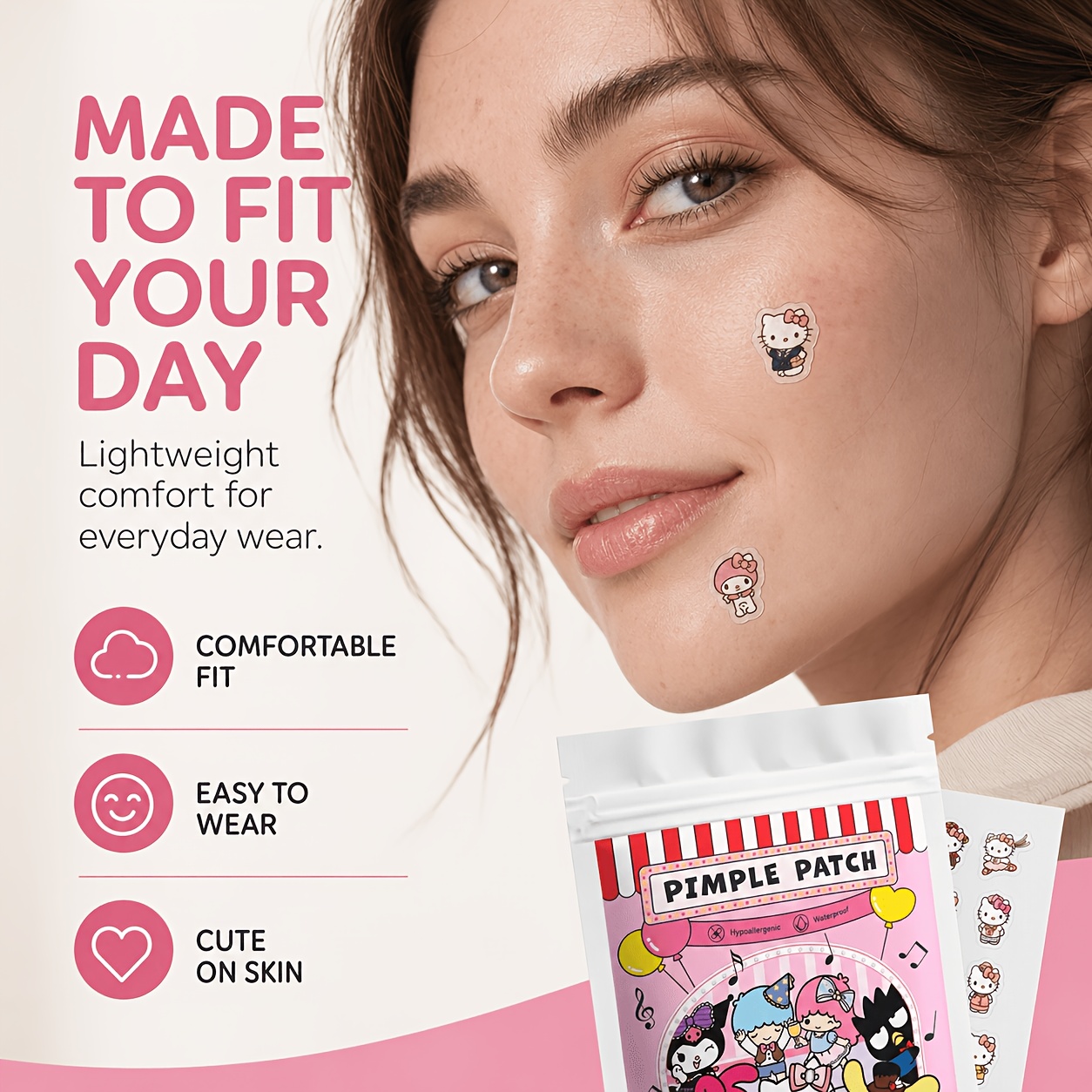 40/120 stuks Hello Kitty acnep - Pressed Powder Foundation recensie en prijs