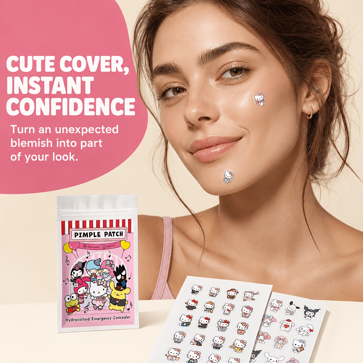 40/120 stuks Hello Kitty acnep - Pressed Powder Foundation recensie en prijs