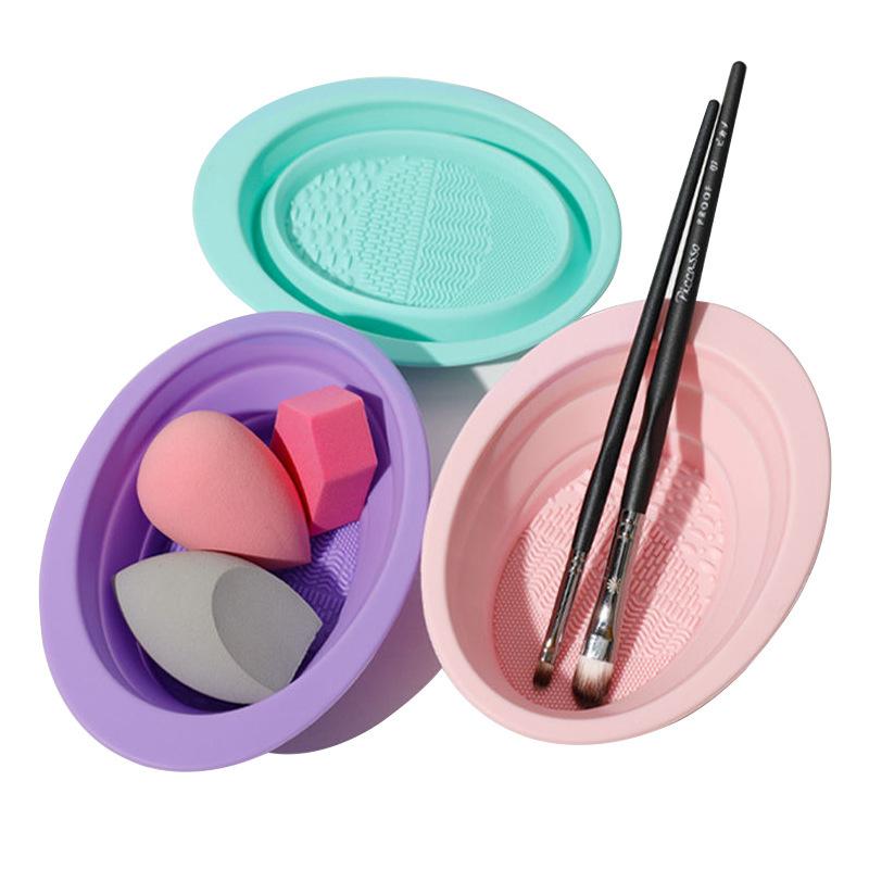 Opvouwbare poederdons Reinigin - Beauty Makeup Box recensie en prijs