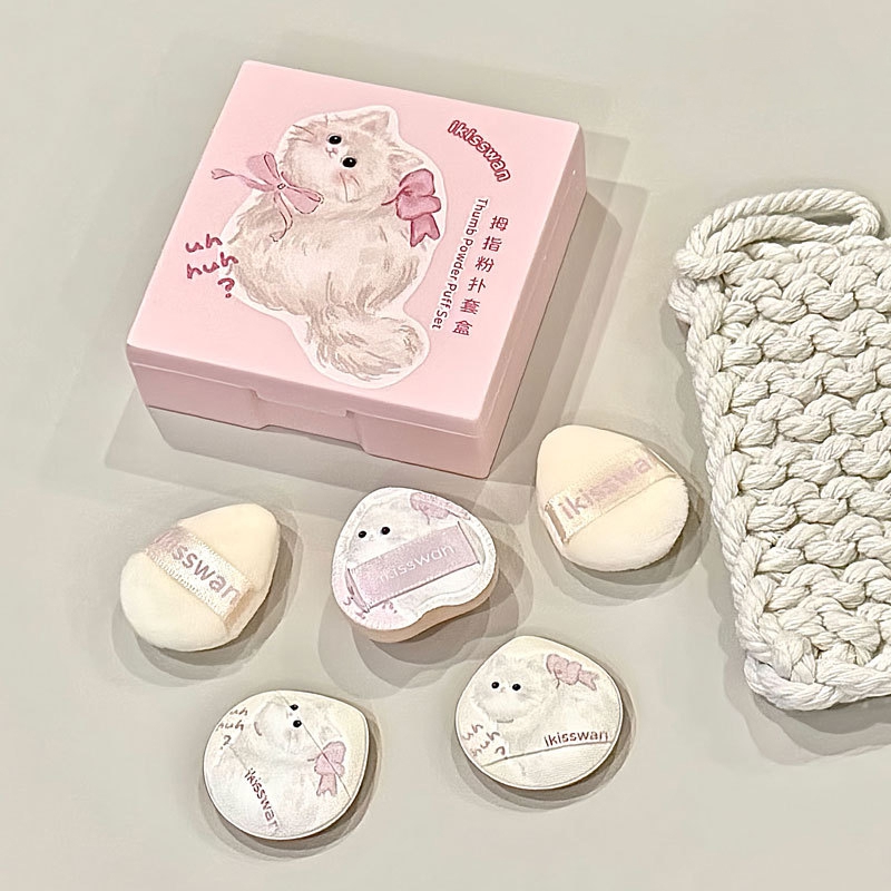 5-delige schattige mini vinger - Beauty Makeup Tools Set recensie en prijs
