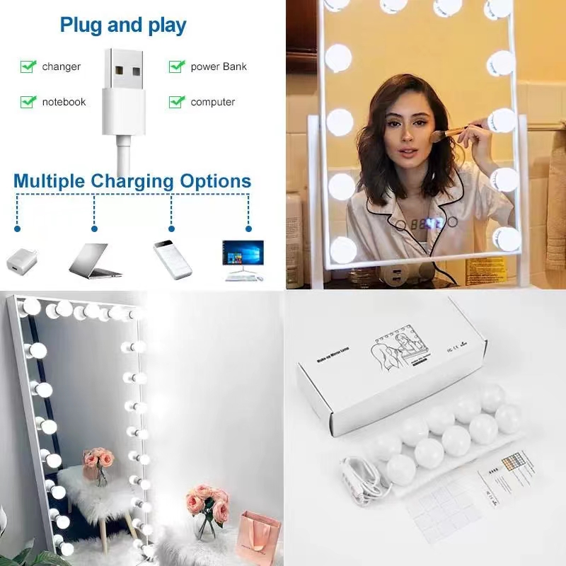LED-lichtpasta spiegel make-up - Beauty Makeup Light recensie en prijs