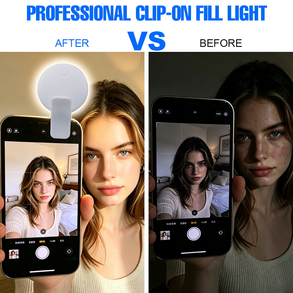 Clip-on selfie-vullicht, oplaa - Beauty Makeup Light recensie en prijs