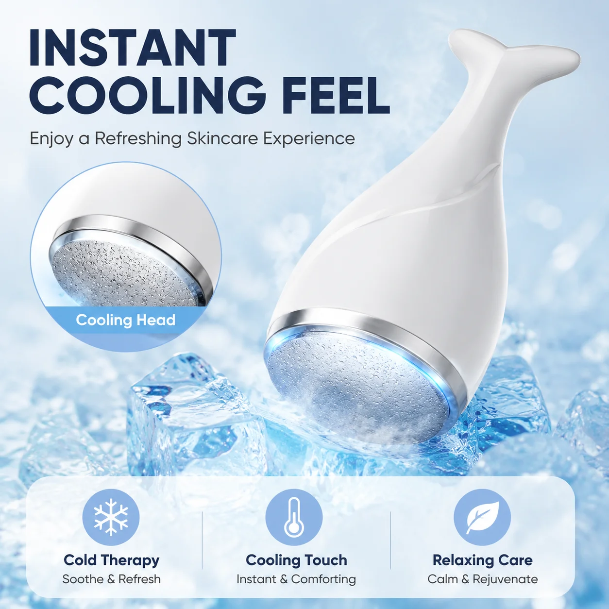 Fish Tail Ice Roller Facial Ma - Hair Scalp Massager recensie en prijs