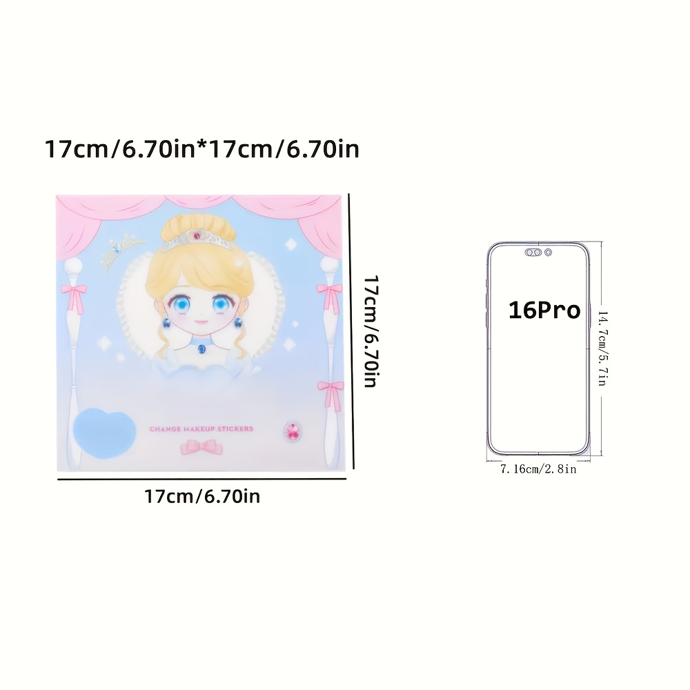 Prinsessen make-up stickers, d - Beauty Makeup Games Free recensie en prijs