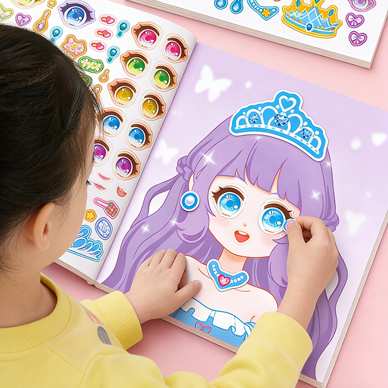 Prinsessen make-up stickers, d - Beauty Makeup Games Free recensie en prijs