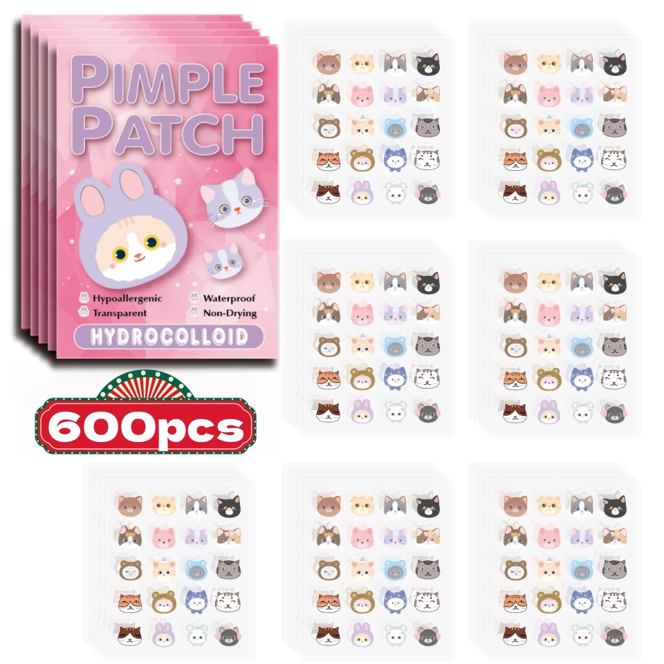 600 stks Cartoon acne patch, l - Pressed Powder Foundation recensie en prijs