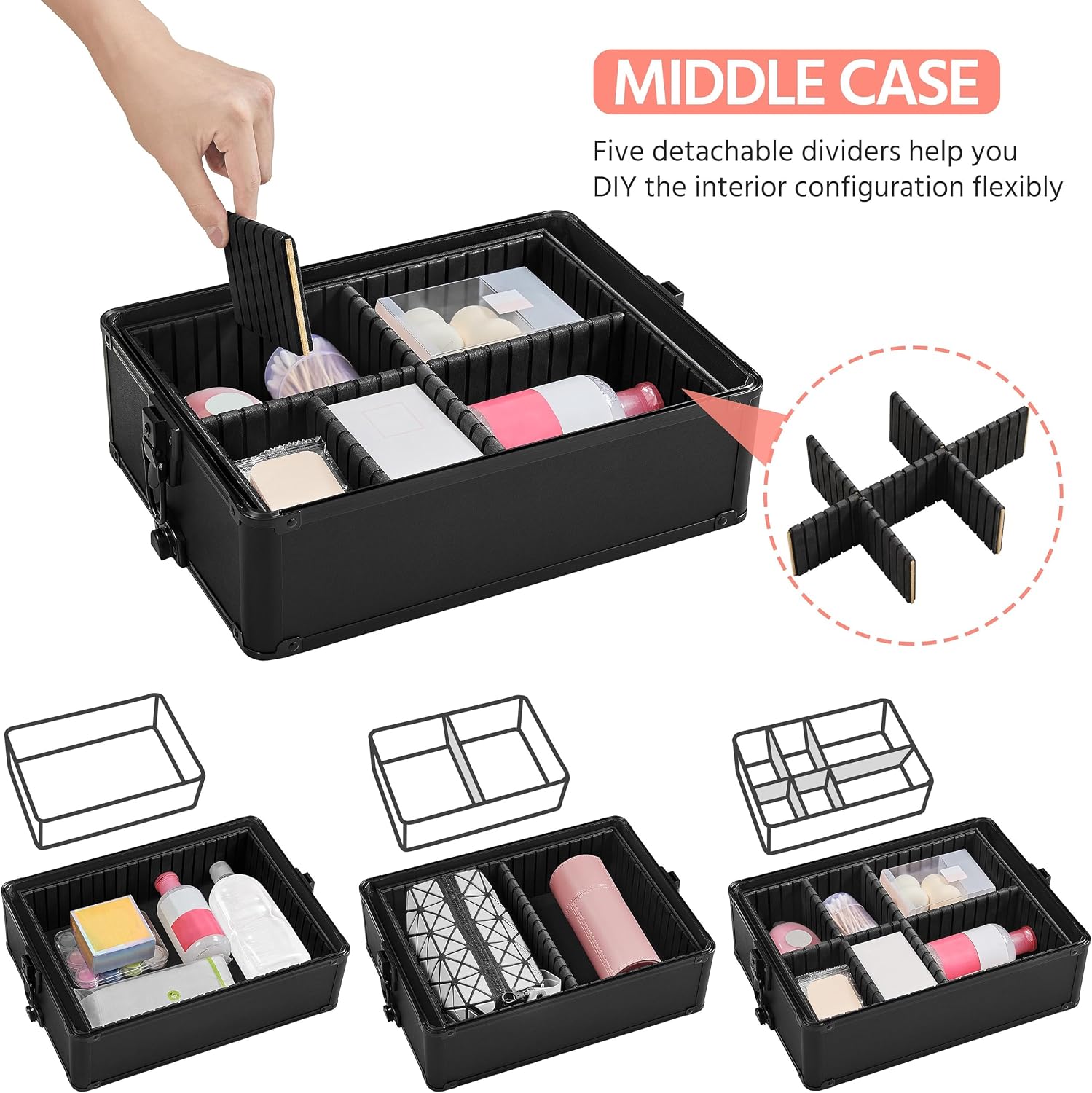 Rollende make-up koffer, cosme - Beauty Makeup Box recensie en prijs